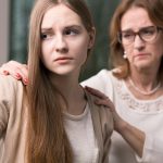 Teenage girl with problem