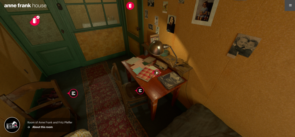 Anne Frank's writing desk